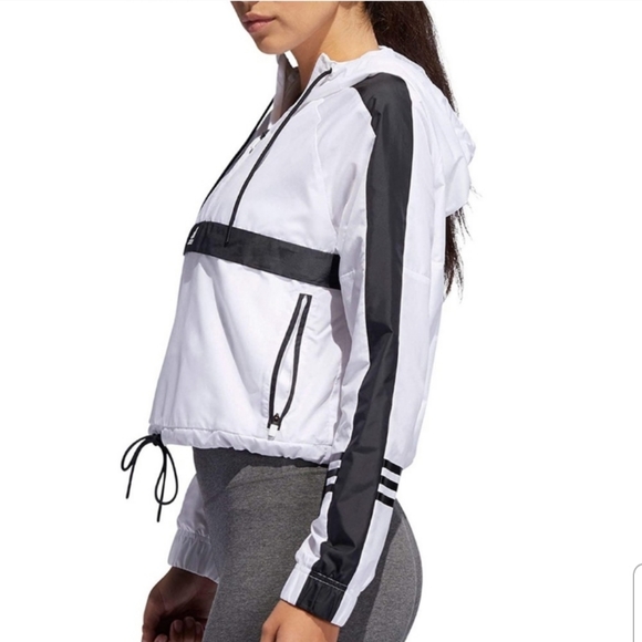 Adidas Womens ID Wind Half Zip Jacket XS - Picture 9 of 12